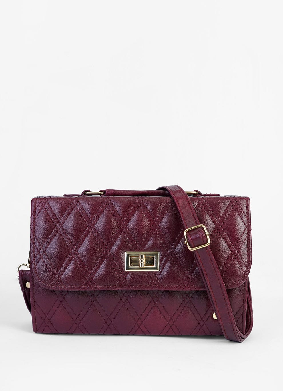 Elegant Quilted Burgundy H-AR-4 Maroon - HiGirlz