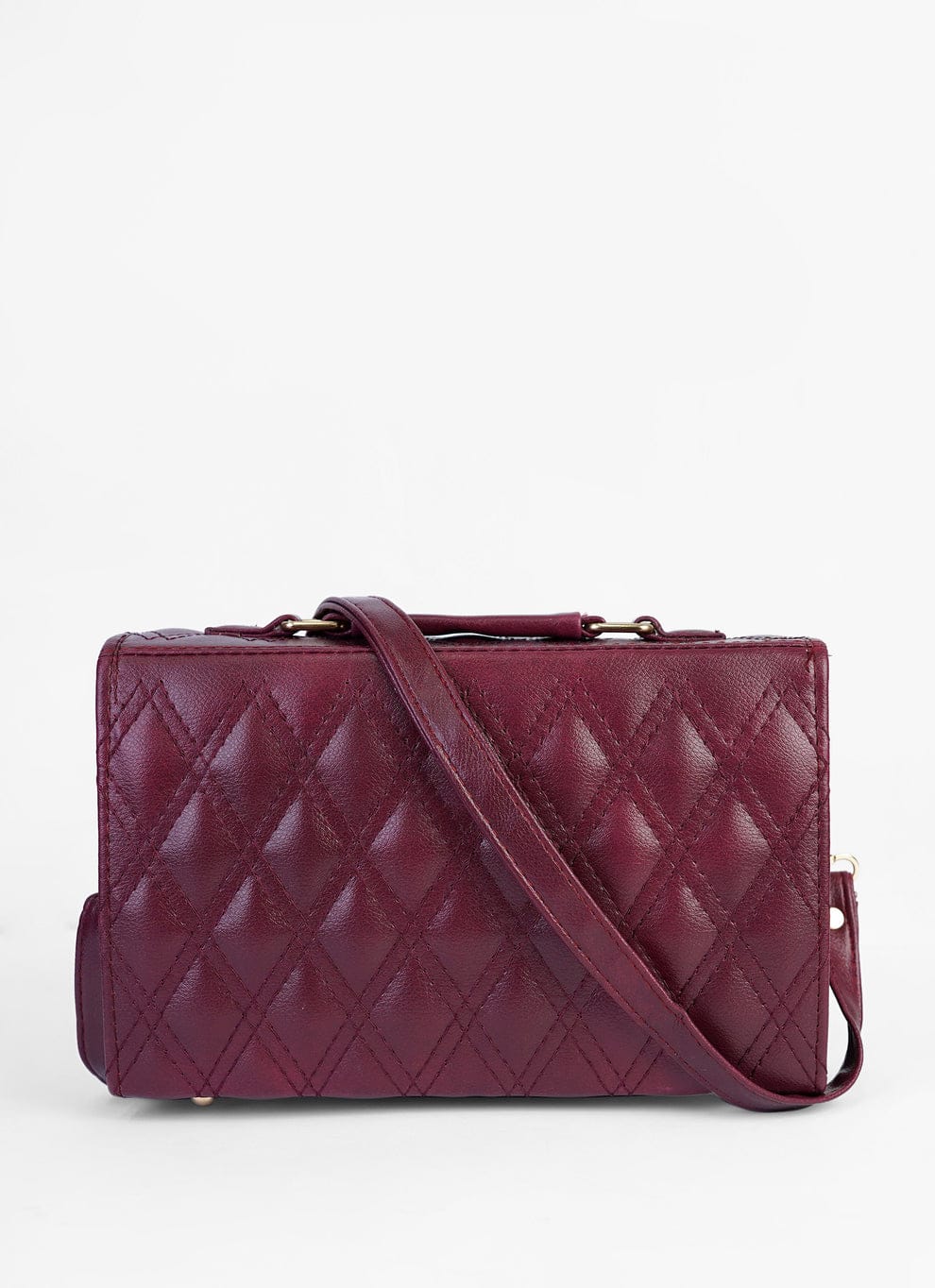 Elegant Quilted Burgundy H-AR-4 Maroon - HiGirlz