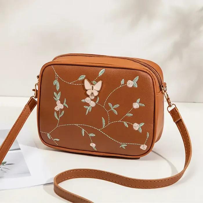 Embroidered Butterfly Crossbody Bag HiGirlz Pakistan