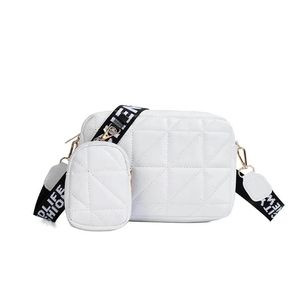 Urban Glint crossbody bag C-AR-5 White - HiGirlz